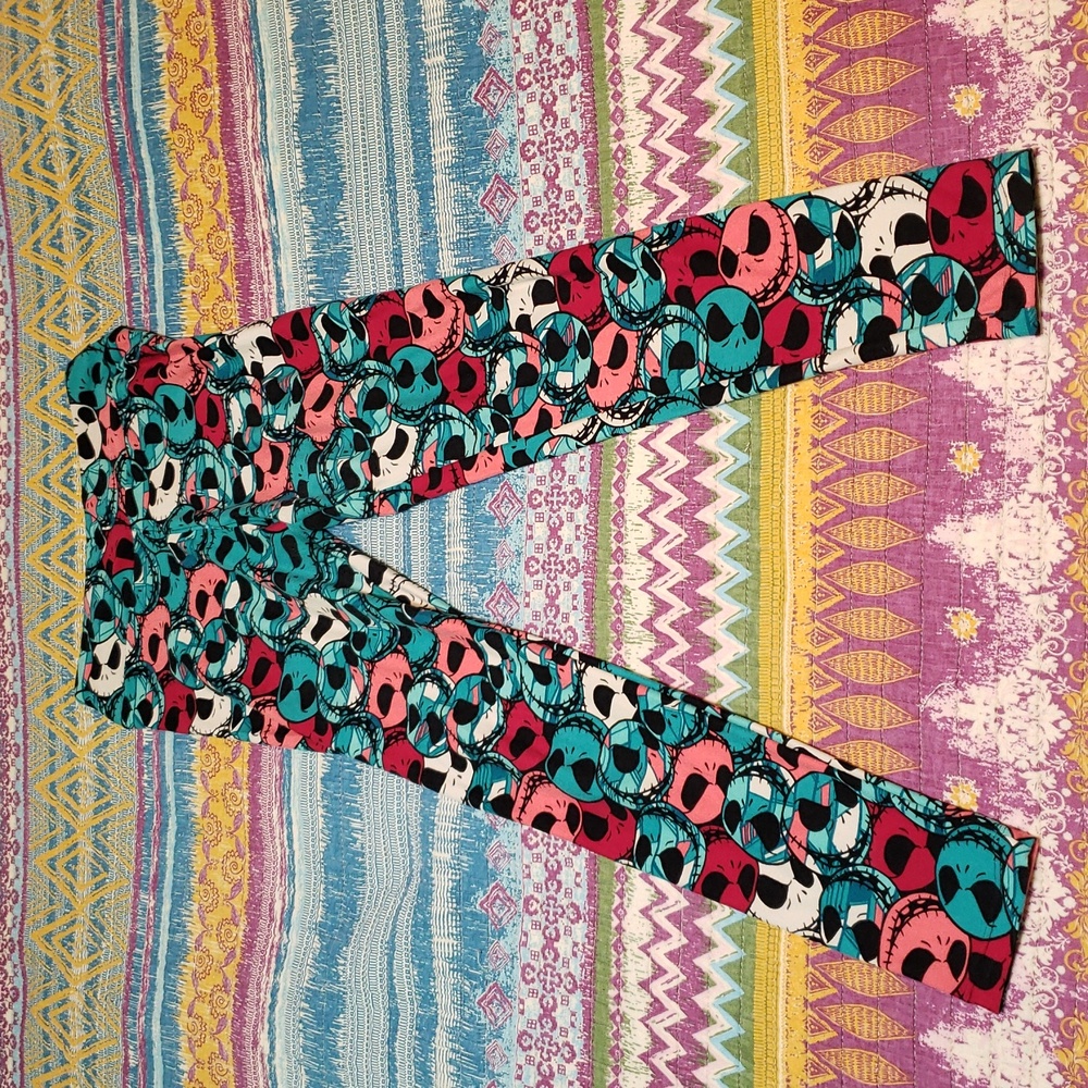 LulaRoe Jack Skellington One Size Leggings